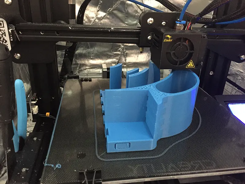 3D printed scanner component