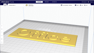 Add text to 3D printer project