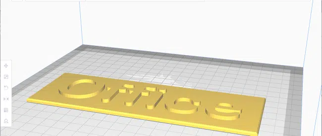 Add text to 3D printer project