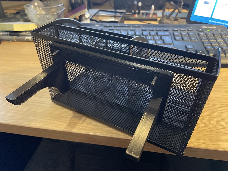 Desk organiser mount