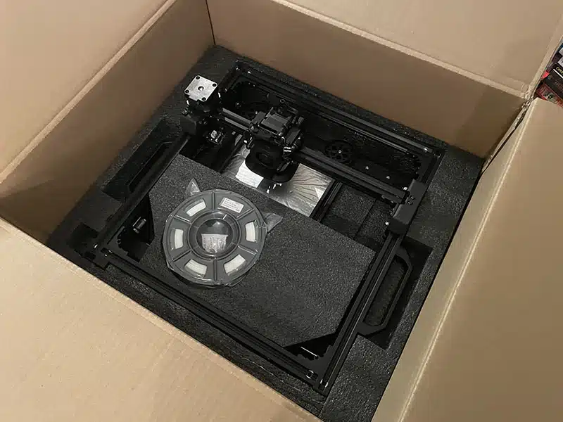 Creality Ender 5 S1 box opening