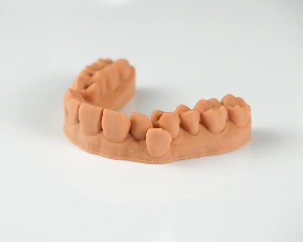 A 3D Printed Dental Model is displayed